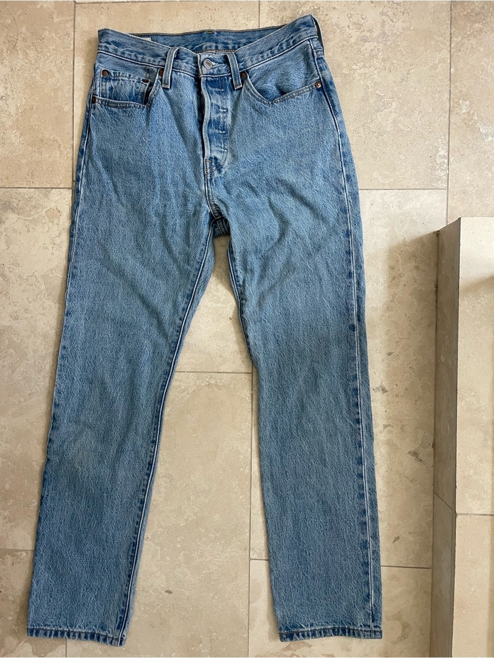 Levi’s 501 Light Blue Denim Jeans